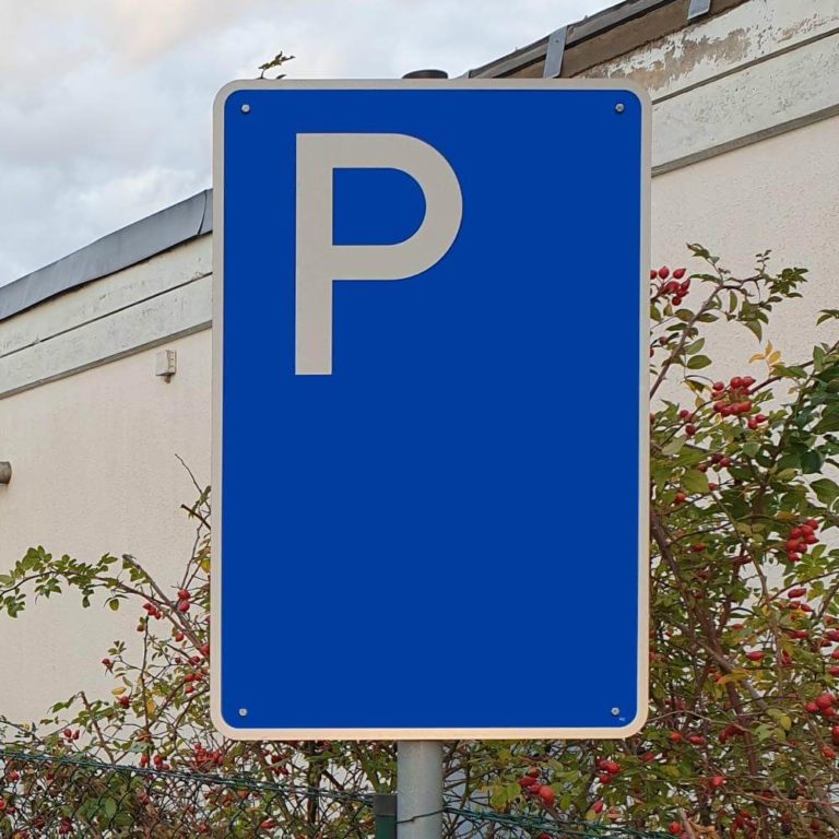 No Parking Schild – 35,6 X 25,4 Cm, Reflektierend, Aluminium, 2 Stück, Für Auffahrt