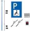 JDC-parkplatzschild-mit-behinderten-symbol-und-2m-einbetonier-pfosten