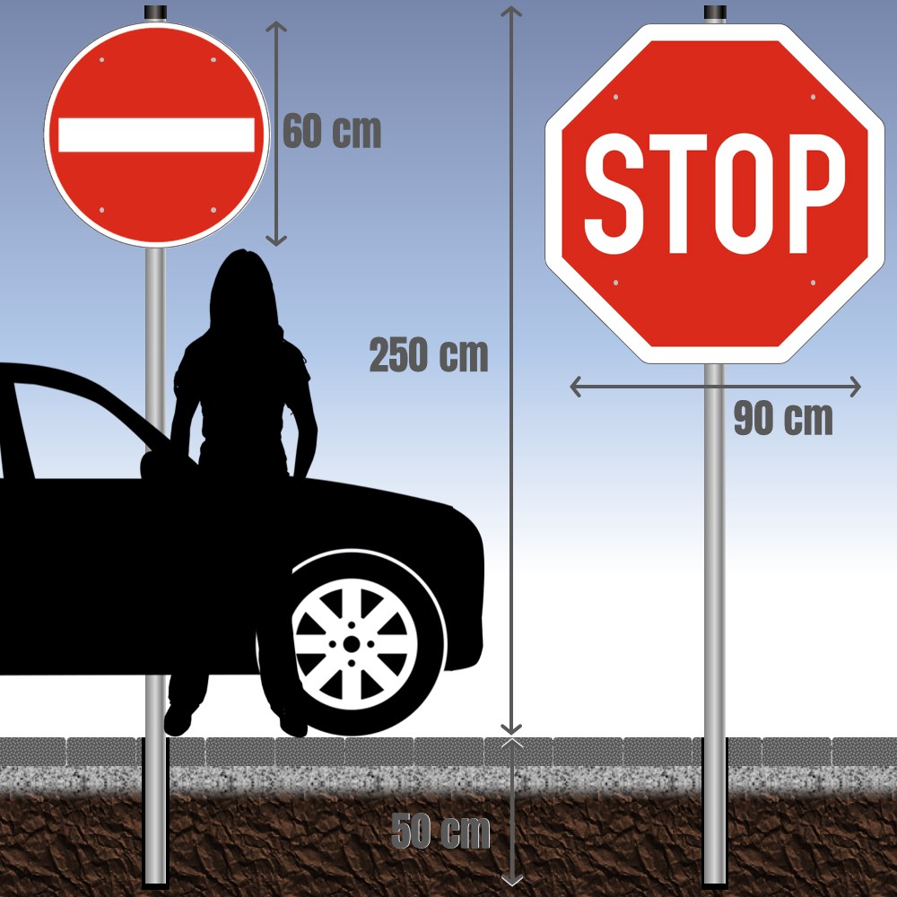 JDT-einfahrt-verboten-ra-stop-schild-ra-und-2-x-3m-einbetonier-pfosten-praxisbild