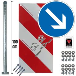 KLV-komplett-set-verkehrsinsel-rechts-100cm-detail