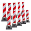 TLL-10-x-komplett-set-leitbake-mit-fuss-links-rechtsweisend-ra-2-nach-tl-leitbaken