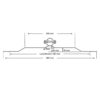 BJL-abstand-rohrschelle-typ-r135-gekroepft-fuer-60-mm-pfosten-stahl-350-mm-lochabstand