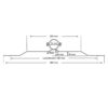 BJM-abstand-rohrschelle-typ-r335-gekroepft-fuer-76-mm-pfosten-stahl-350-mm-lochabstand