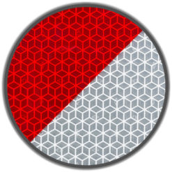 TAF-oralite-kfz-warnmarkierungsset-selbstklebende-reflexfolie-rot-weiss-detail