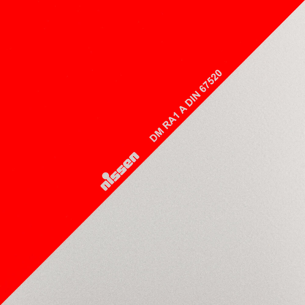 UPI-leitbake-reflektierende-folie-ra1-rot-weiss-detail