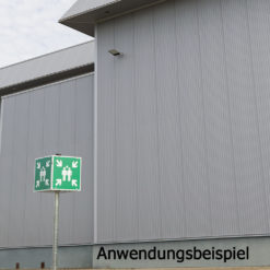 QRK-erste-hilfe-notfall-sammelplatzwuerfel-vierseitig-40-x-40-cm-aluminium-praxis