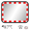 UBB-edelstahl-verkehrsspiegel-eckig-rot-weiss-reflektierende-warnmarkierung-45-x-60-cm