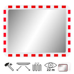 UBR-mirac-verkehrsspiegel-mit-heizung-rot-weiss-eckig-reflektoren-80-x-60-cm
