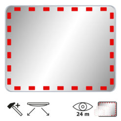 UCC-mirac-verkehrsspiegel-ohne-rand-eckig-mit-roten-reflektoren-acrylglas-100-x-80-cm