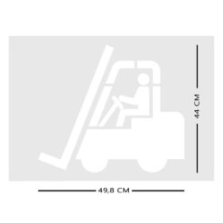 Schablonen-Set Lager & Logistik, 5-teilig, Kunststoff, wiederverwendbar