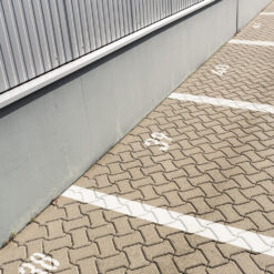 Schablonen-Set Parkplatz, P und Zahlen, 4-teilig, Kunststoff, wiederverwendbar