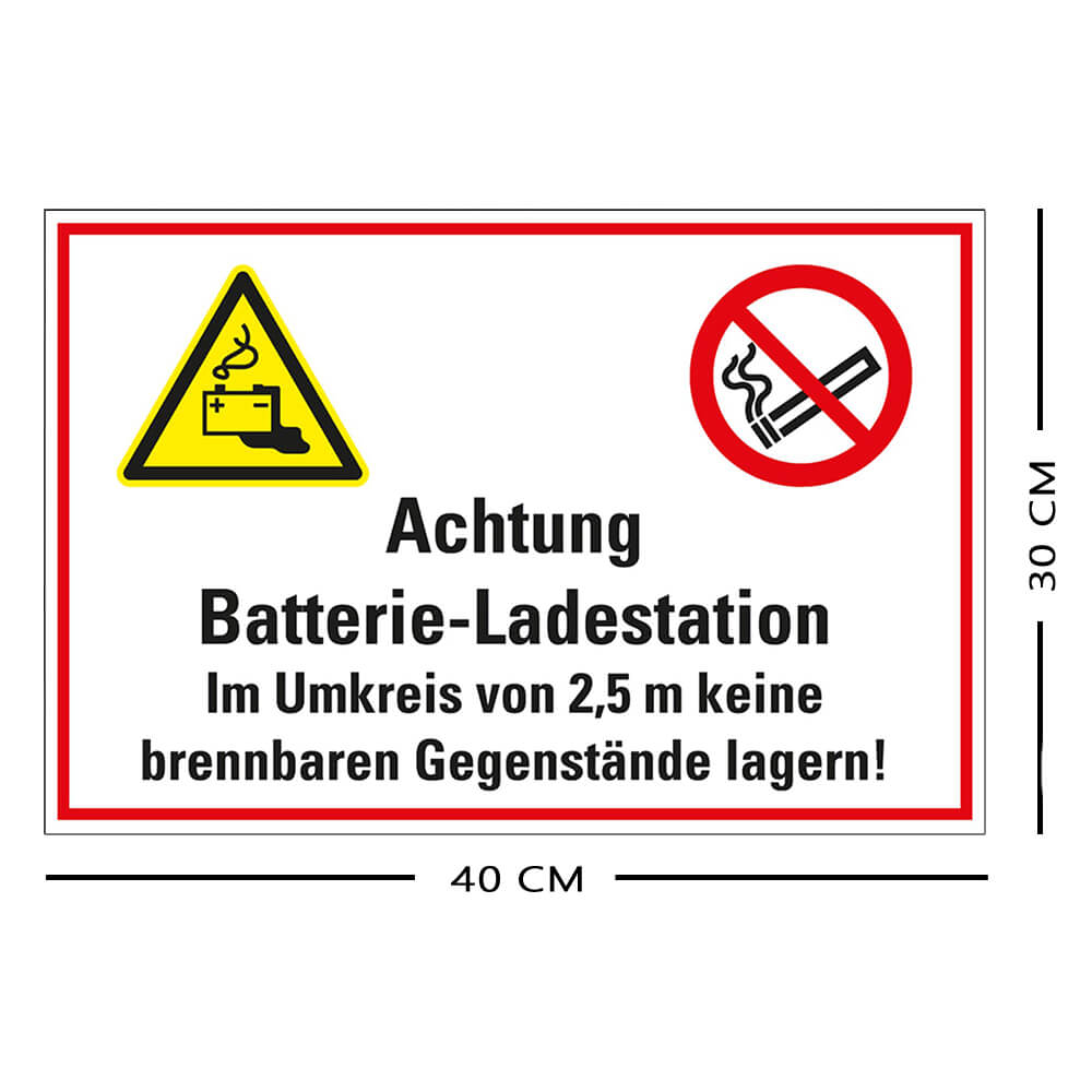 YBE-hinweisschild-batterieladestation-im-umkreis-kunststoff-400-x-300-mm-bemassung