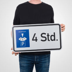 YBP-parkplatzschild-parkdauer-max-4-stunden-aluminium-reflektierend-groessenvergleich
