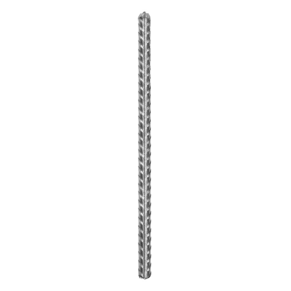 Rohrpfosten zum Einbetonieren, Ø 7,6 cm, Länge 3,5 m, aus Stahl, 2 mm Wandstärke