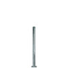 Rohrpfosten zum Aufschrauben, Ø 6 cm, Länge 1,5 m, aus Stahl, 2 mm Wandstärke