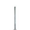 Rohrpfosten zum Aufschrauben, Ø 6 cm, Länge 2 m, aus Stahl, 2 mm Wandstärke