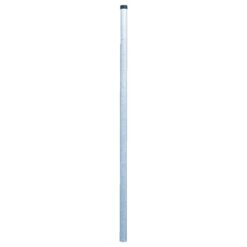 Rohrpfosten zum Einbetonieren, Ø 7,6 cm, Länge 4 m, aus Stahl, 2 mm Wandstärke