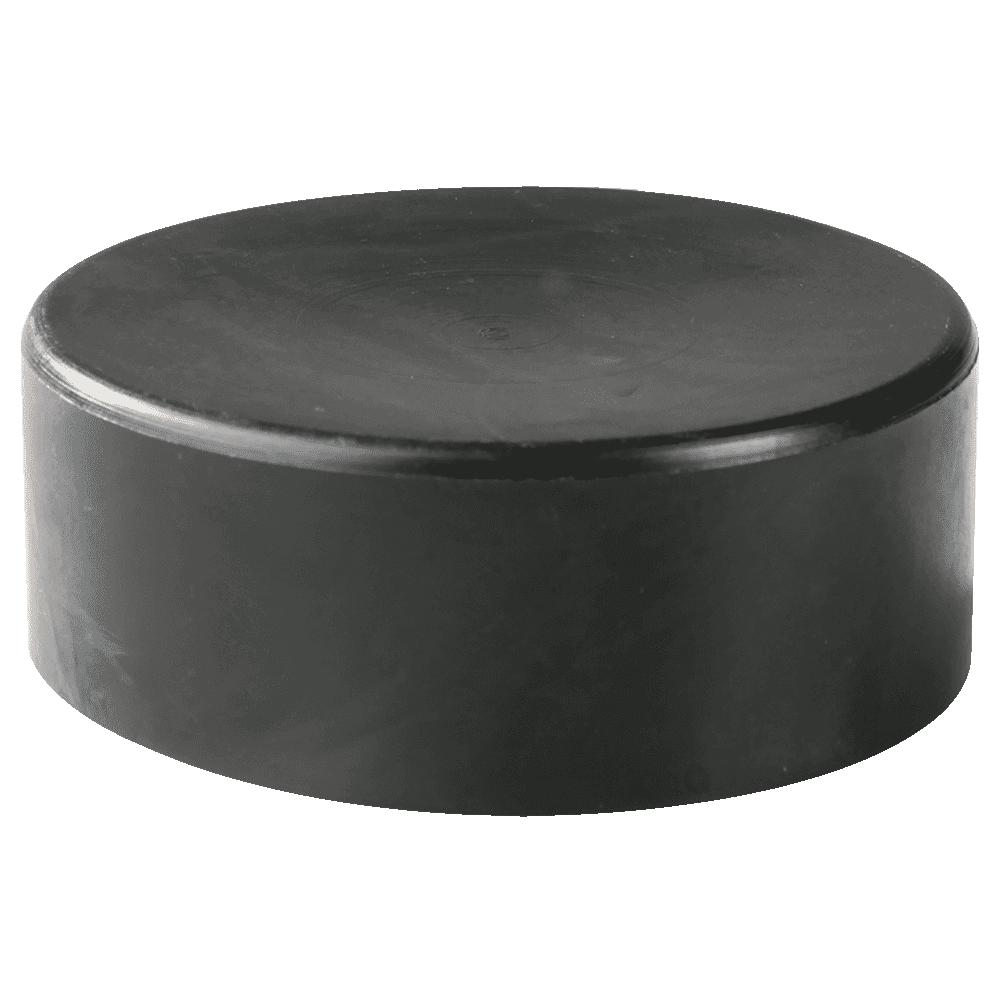Abdeckkappe, Ersatzkappe für Rohrpfosten, 60 mm Durchmesser, schwarz, Kunststoff