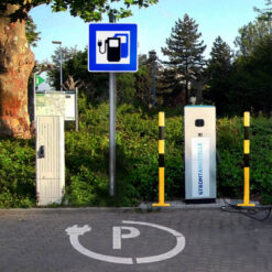 Ladestation Kennzeichnungsset für E-Autos, 4-teilig, Verkehrszeichen Nr. 365-65