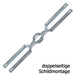 Komplett-Set Verkehrsberuhigter Bereich, VZ 325.1/325.2, RA1, Doppelseitig