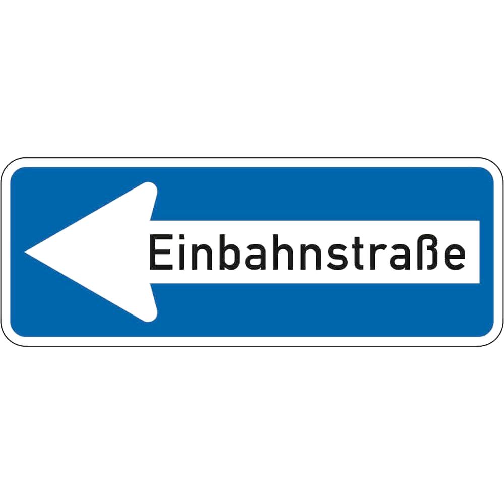 Komplett-Set Einfahrt: Einfahrt verboten, Einbahnstraße links zum Einbetonieren
