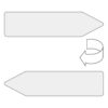 VCW-blankoschild-zur-selbstbeschriftung-doppelseitig-pfeilform-ra-140-x-35-cm