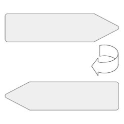 VCW-blankoschild-zur-selbstbeschriftung-doppelseitig-pfeilform-ra-140-x-35-cm