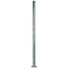 Rohrpfosten zum Aufschrauben, Ø 6 cm, Länge 2,5 m, aus Stahl, 2 mm Wandstärke