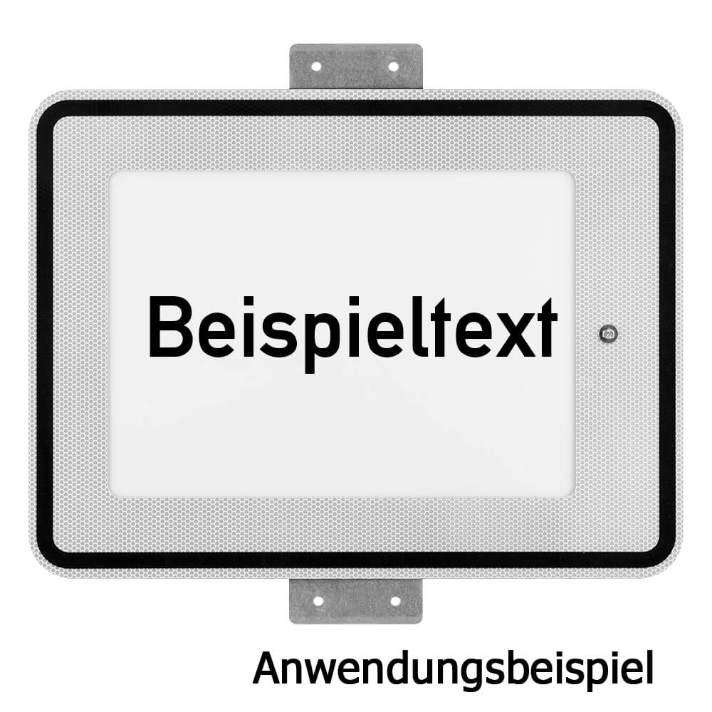 Zusatzzeichen zur Selbstbeschriftung, Einschub für DIN A3, RA2, 60 x 45 cm