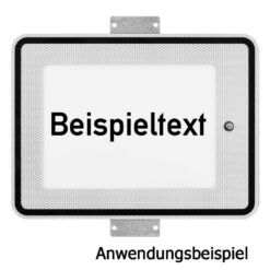 Zusatzzeichen zur Selbstbeschriftung, Einschub für DIN A4, RA2, 42 x 31,5 cm