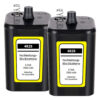 Hochleistungs Blockbatterie, 6 Volt, 600 min 4R25, 7000 mAh, 2 Stück