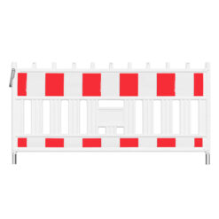 BIGPACK 10 x EURO1 Schrankenzaun, gemäß TL und ZTV-SA, Länge 2 m, Höhe 1 m