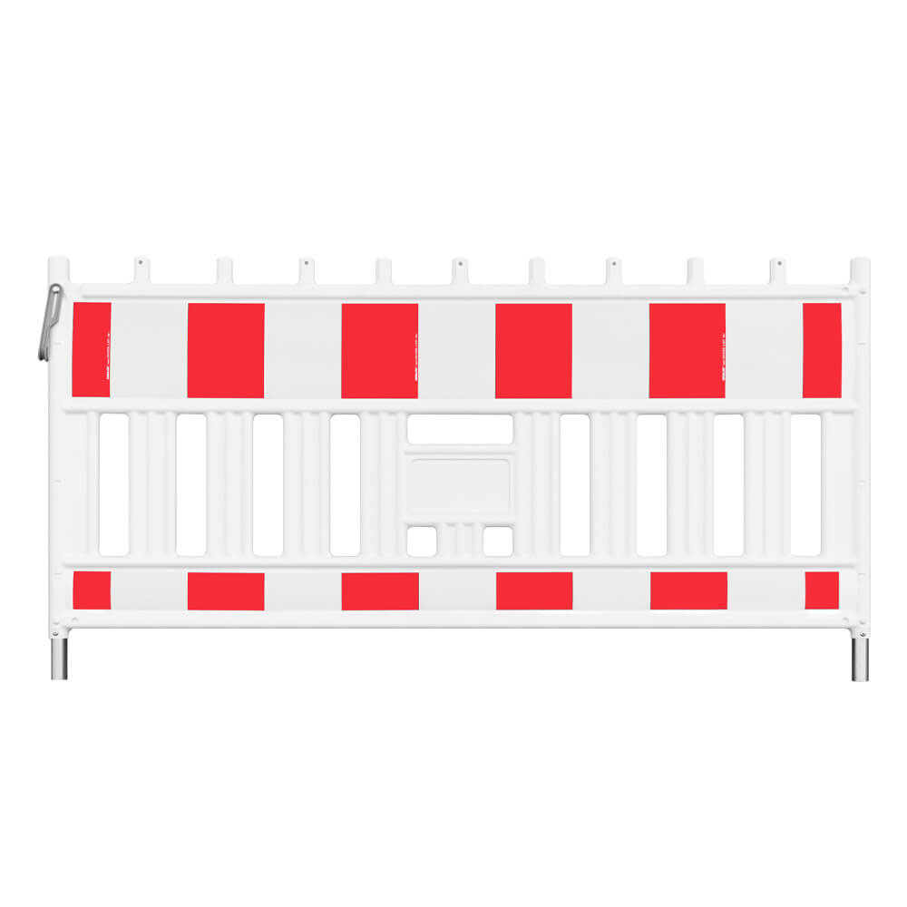 BIGPACK 10 x EURO1 Schrankenzaun, gemäß TL und ZTV-SA, Länge 2 m, Höhe 1 m