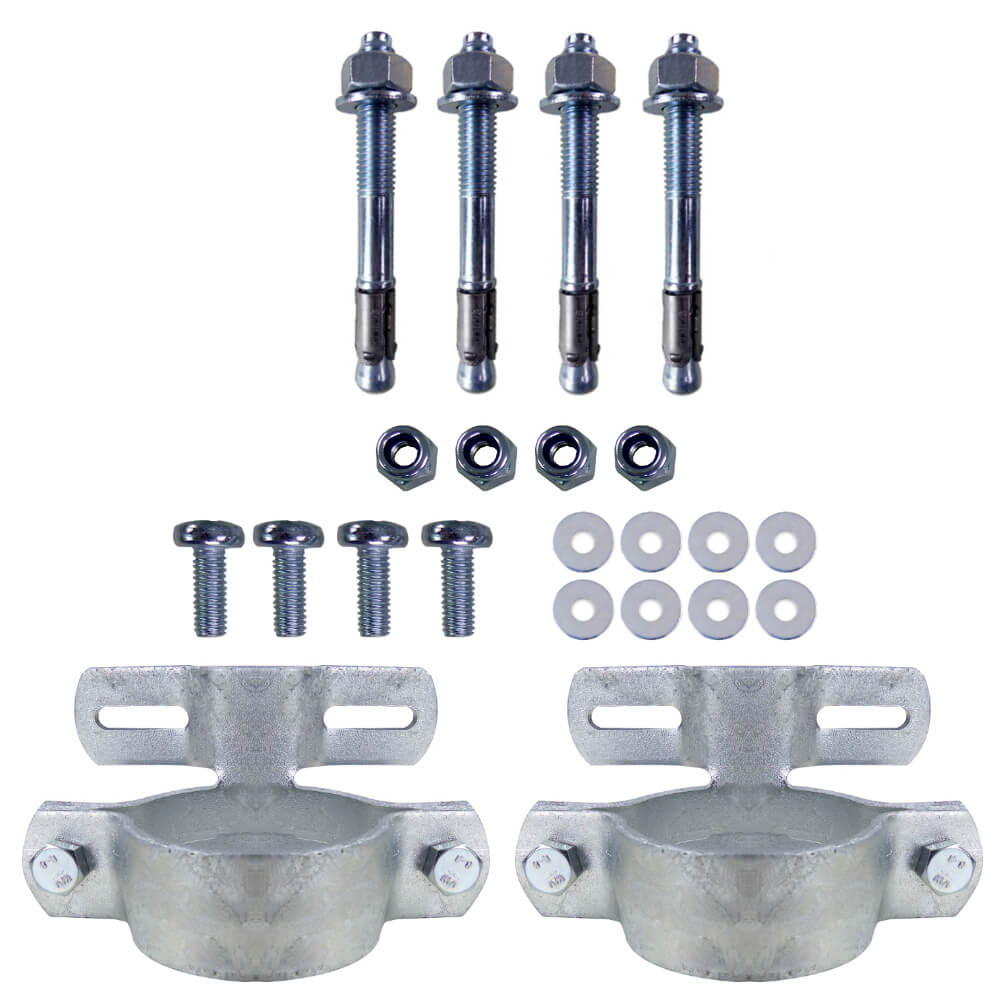 Komplett-Set: Schutz und Markierung 'E-Ladestation' für 2 Parkplätze