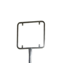 Rohrrahmen für Verkehrsschilder, Größe 50x50 cm, Stahl, verzinkt