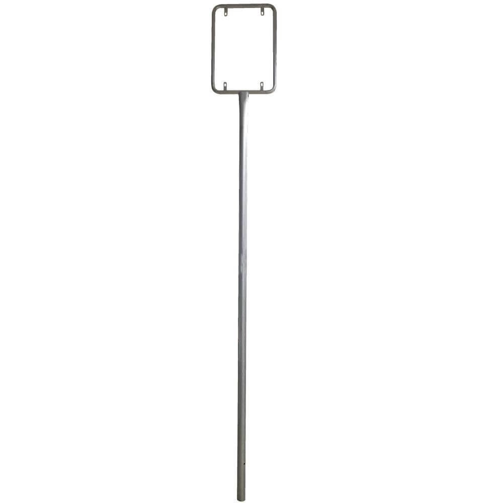 Rohrrahmen für Verkehrsschilder, Größe 60x40 cm, Stahl, verzinkt