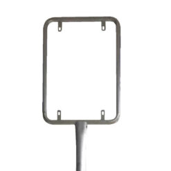 Rohrrahmen für Verkehrsschilder, Größe 60x40 cm, Stahl, verzinkt