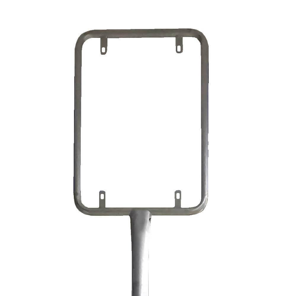 Rohrrahmen für Verkehrsschilder, Größe 60x40 cm, Stahl, verzinkt