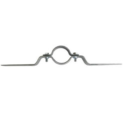 Rohrschelle R135, für Rohre Ø 6 cm, 40 x 3 cm, Lochabstand 350 mm, Stahl