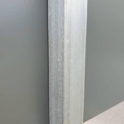 Vierkantrohr aus Stahl, verzinkt, 40 x 40 mm, Länge 3 m