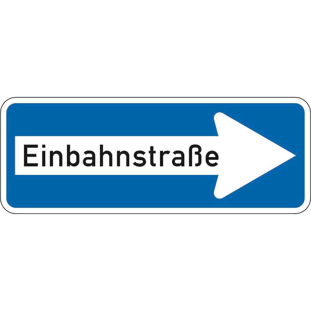 Komplett-Set Einfahrt verboten: Einfahrt verboten, Einbahnstraße rechts, Pfosten