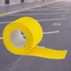 PREMARK Fahrbahnmarkierung, für Straßen und Verkehrswege, gelb, 10 cm, 5 m/Rolle