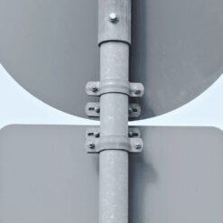 Rohrschelle R107, für Rohre Ø 6 cm, 12 x 3 cm, Lochabstand 70 mm, Stahl