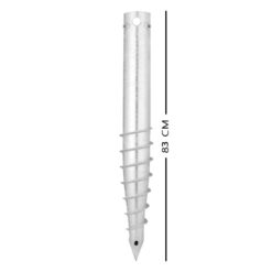 Schraubfundament KSF G 89 für 7,6 cm Pfosten, 83 cm lang