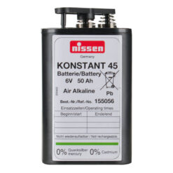 NISSEN Blockbatterie Konstant 45, 6 Volt, 4R25, 50000 mAh, 2 Stück