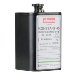 NISSEN Blockbatterie Konstant 45, 6 Volt, 4R25, 50000 mAh, 2 Stück