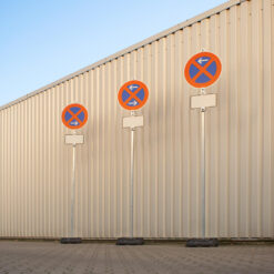 Haltverbotzonen Set, Basic, A/M/E, rechts, 24-tlg., mobil, K1, RA1, Ø 60 cm