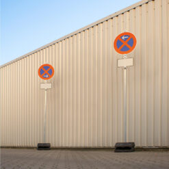 Haltverbotzonen Set, StVO/RSA, A/E, rechts, 18-tlg., mobil, K2, RA1, Ø 60 cm