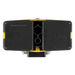 BIGPACK 10 x NISSEN Blitzleuchte EURO LED, gelb, Ø 19 cm inkl. 20 Blockbatterien