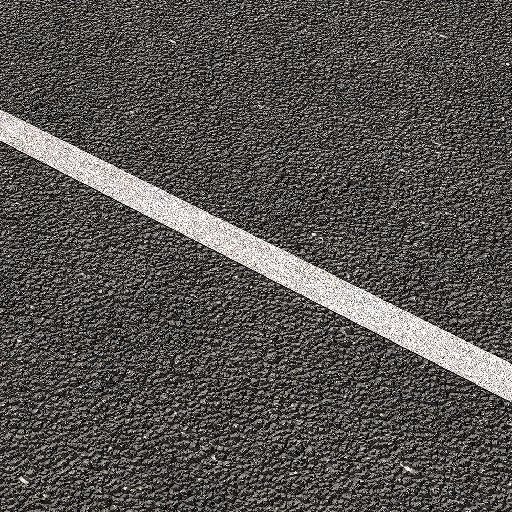 PREMARK Fahrbahnmarkierung, Straßen und Verkehrswege, weiß, 12 cm, 6 x 5 m/Rolle